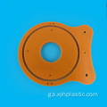 Páirteanna próiseála CNC gasket washer inslithe bakelite dubh